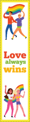 Custom Outdoor Yard Signs Multiple Sizes Love Always Wins