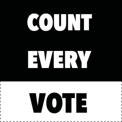 Custom Outdoor Yard Signs Multiple Sizes Count Every Vote