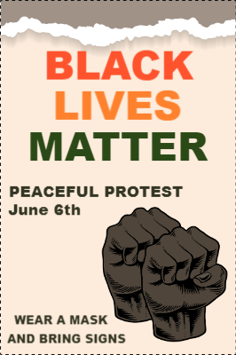 Custom Outdoor Yard Signs Multiple Sizes Peaceful Protest
