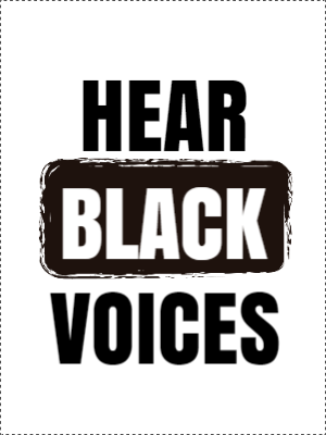Custom Outdoor Yard Signs Multiple Sizes Hear Black Voices