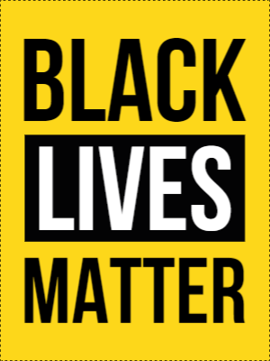 Custom Outdoor Yard Signs Multiple Sizes Black Lives Matter