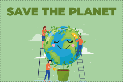 Custom Outdoor Yard Signs Multiple Sizes Save The Planet