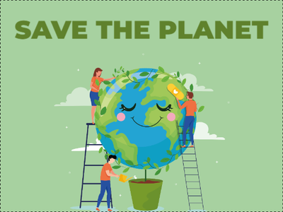 Custom Outdoor Yard Signs Multiple Sizes Save The Planet
