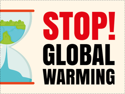 Custom Outdoor Yard Signs Multiple Sizes Stop Global Warming