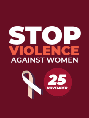 Custom Outdoor Yard Signs Multiple Sizes Violence Against Women