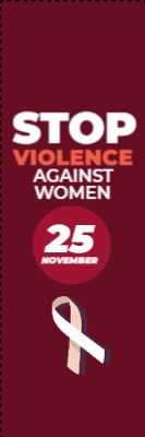 Custom Outdoor Yard Signs Multiple Sizes Violence Against Women