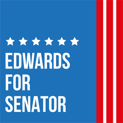 Custom Outdoor Yard Signs Multiple Sizes Edwards For Senator