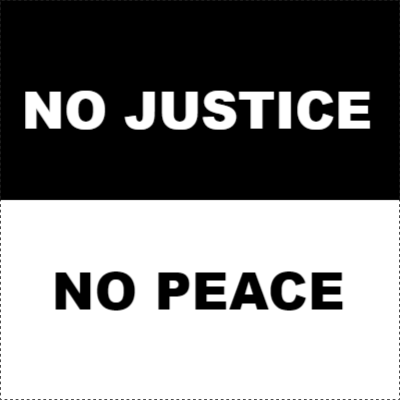 Custom Outdoor Yard Signs Multiple Sizes Peace and Justice