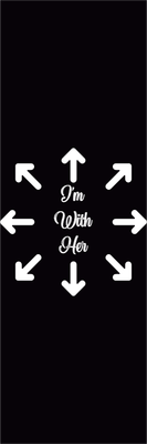 Custom Outdoor Yard Signs Multiple Sizes I'm With Her