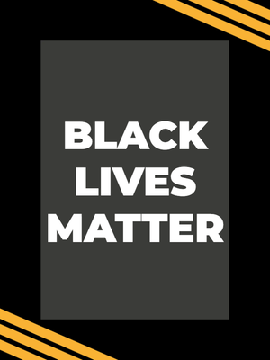 Custom Outdoor Yard Signs Multiple Sizes Black Lives Matter