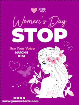 Custom Outdoor Yard Signs Multiple Sizes Women's Day
