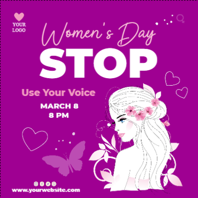 Custom Outdoor Yard Signs Multiple Sizes Women's Day