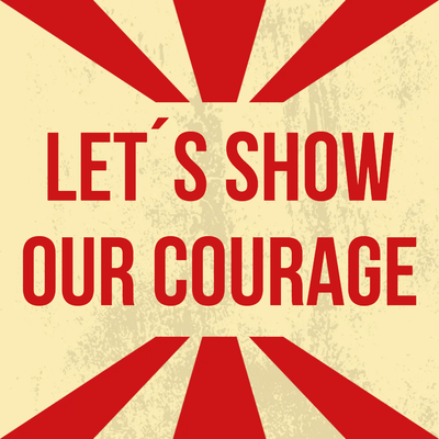Custom Outdoor Yard Signs Multiple Sizes Show Our Courage