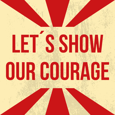 Custom Outdoor Yard Signs Multiple Sizes Show Our Courage