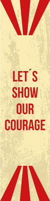 Custom Outdoor Yard Signs Multiple Sizes Show Our Courage