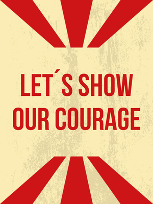 Custom Outdoor Yard Signs Multiple Sizes Show Our Courage