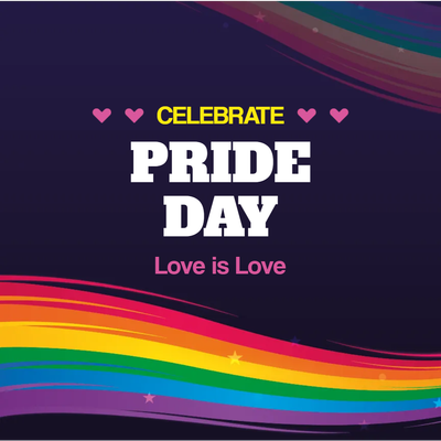 Custom Outdoor Yard Signs Multiple Sizes Celebrate Pride Day