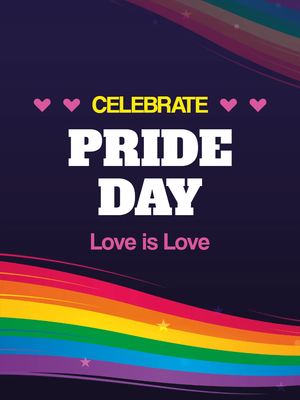 Custom Outdoor Yard Signs Multiple Sizes Celebrate Pride Day