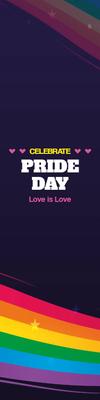 Custom Outdoor Yard Signs Multiple Sizes Celebrate Pride Day