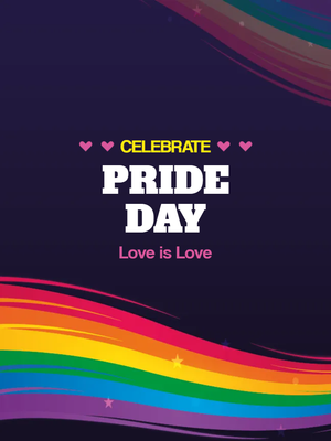 Custom Outdoor Yard Signs Multiple Sizes Celebrate Pride Day