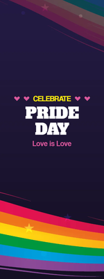 Custom Outdoor Yard Signs Multiple Sizes Celebrate Pride Day