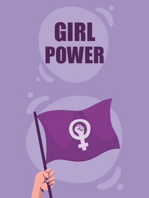 Custom Outdoor Yard Signs Multiple Sizes Girl Power
