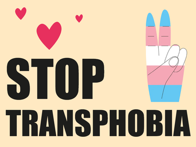 Custom Outdoor Yard Signs Multiple Sizes Stop Transphobia