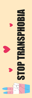 Custom Outdoor Yard Signs Multiple Sizes Stop Transphobia