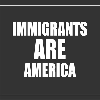 Custom Outdoor Yard Signs Multiple Sizes Immigrants Area America