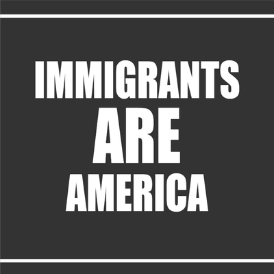 Custom Outdoor Yard Signs Multiple Sizes Immigrants Area America
