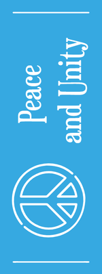 Custom Outdoor Yard Signs Multiple Sizes Peace And Unity