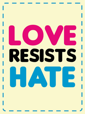 Custom Outdoor Yard Signs Multiple Sizes Love Resists Hate