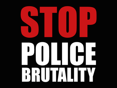 Custom Outdoor Yard Signs Multiple Sizes Stop Police Brutality