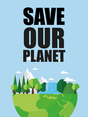 Custom Outdoor Yard Signs Multiple Sizes Save The Planet