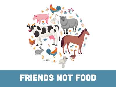 Custom Outdoor Yard Signs Multiple Sizes Friends Not Food