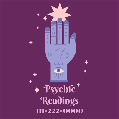 Custom Outdoor Yard Signs Multiple Sizes Pyschic Reading Services