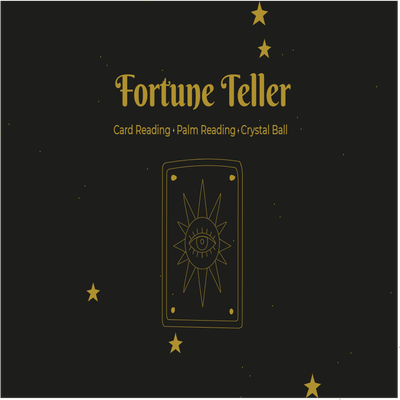 Custom Outdoor Yard Signs Multiple Sizes Fortune Teller