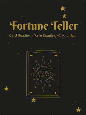Custom Outdoor Yard Signs Multiple Sizes Fortune Teller