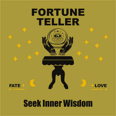 Custom Outdoor Yard Signs Multiple Sizes Fortune Teller Seek Inner Wisdom