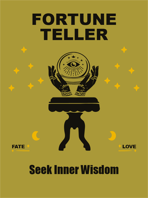 Custom Outdoor Yard Signs Multiple Sizes Fortune Teller Seek Inner Wisdom
