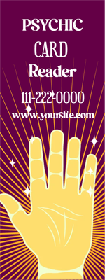 Custom Outdoor Yard Signs Multiple Sizes Psychic Card Reader
