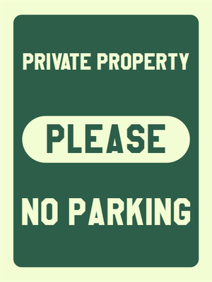 Custom Outdoor Yard Signs Multiple Sizes No Parking