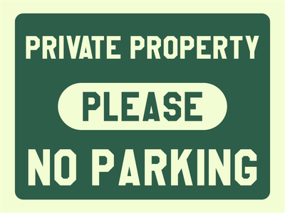 Custom Outdoor Yard Signs Multiple Sizes No Parking