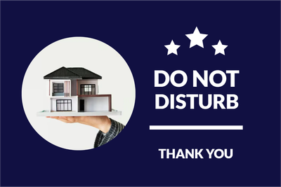 Custom Outdoor Yard Signs Multiple Sizes Do Not Disturb