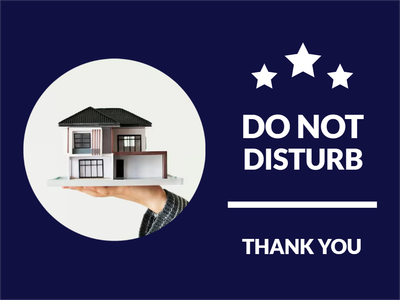 Custom Outdoor Yard Signs Multiple Sizes Do Not Disturb