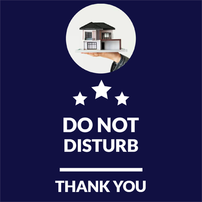 Custom Outdoor Yard Signs Multiple Sizes Do Not Disturb