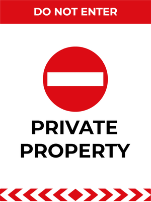 Custom Outdoor Yard Signs Multiple Sizes Private Signs