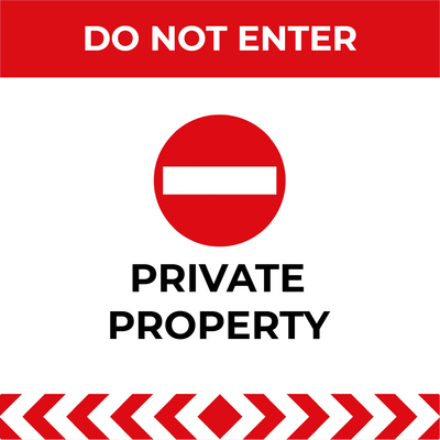Custom Outdoor Yard Signs Multiple Sizes Private Signs
