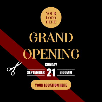 Custom Posters Multiple Sizes Grand Opening