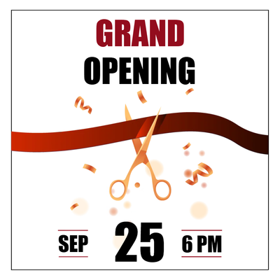 Custom Posters Multiple Sizes Ribbon Cutting